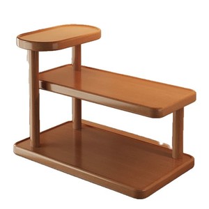 <b>Solid</b> <b>Wood</b> Cosmetic Shelf 3 Tier Makeup Organizer Storage Rack For Perfume Lipstick Jewelry Desktop <b>Dressing</b> <b>Table</b> - Product Image 5