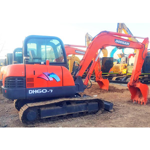 Excavadora Doosan DH 60 Usada a Bajo Precio, Fabricada en Corea, en Buen Estado, Excavadora Doosan DH60-7 de Segunda Mano para Trabajos de Minería - Product Image 1