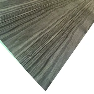 Berbagai jenis veneer kayu hitam 3mm lembaran kayu lapis kenari 12 inci untuk furnitur interior