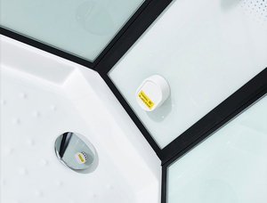 ห้องอาบน้ำกระจกนิรภัยแบบเลื่อนคู่ 5-8 มม. ติดตั้งง่าย พร้อมแผงควบคุมฟังก์ชั่น SS304 ขายส่ง - Product Image 6