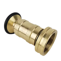 Système d'incendie Hongan NST/NH 1,5 pouce avec buse en laiton, jet de pulvérisation, tuyau d'incendie, accessoires d'équipement de lutte contre l'incendie, ceinture d'eau