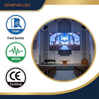 Pantalla LED 4K Ultra HD para Interiores GOB P1.25/P1.5/P1.86 de Paso Fino, Video Wall para Salas de Exposiciones Corporativas y Salas de Reuniones, Pantalla sin Juntas