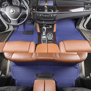Tapis de sol de voiture en cuir 5D double couche décoratifs imperméables de haute qualité utilisés pour HILUX <span class=keywords><strong>2018</strong></span> - Product Image 3