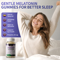 Gummies de mélatonine 5 mg à marque privée OEM avec vitamine B6 et pectine, complément pour le sommeil, 60 unités, 30 portions