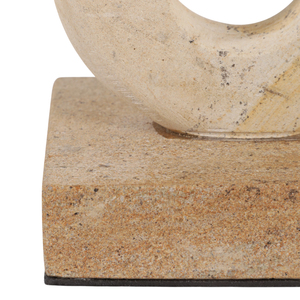 Palimanan Stone <b>Stacked</b> Ring Sculpture Ornament For Home Bathroom Room Decorative Accent Office <b>Shelf</b> Display - Product Image 6