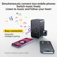 Adaptateur Bluetooth 5.4 d'avion Premium C86s pour tous les écouteurs Transmetteur audio sans fil à faible latence pour le vol