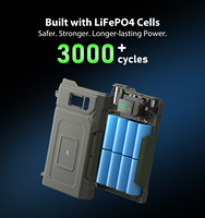 Batterie Lifepo4 60000mAh/192wh, nouvelle sortie 2026, pack d'alimentation portable pour l'extérieur, batterie externe