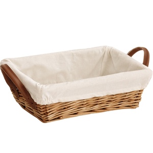 Wicker <b>Basket</b> Organizer Slim and Shallow Design Natural Wicker <b>Storage</b> <b>Basket</b> Organizer - Product Image 1