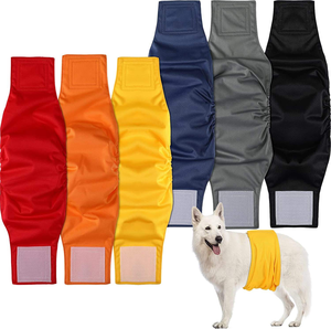 Couches pour animaux de compagnie lavables et réutilisables personnalisées couches pour chiens à absorption pour chiots mâles - Product Image 1