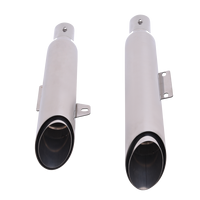 Silencieux d'échappement chromé à enfiler en gros pour Honda Fury VT1300CX Sabre Stateline Interstate 1300 2010-2025