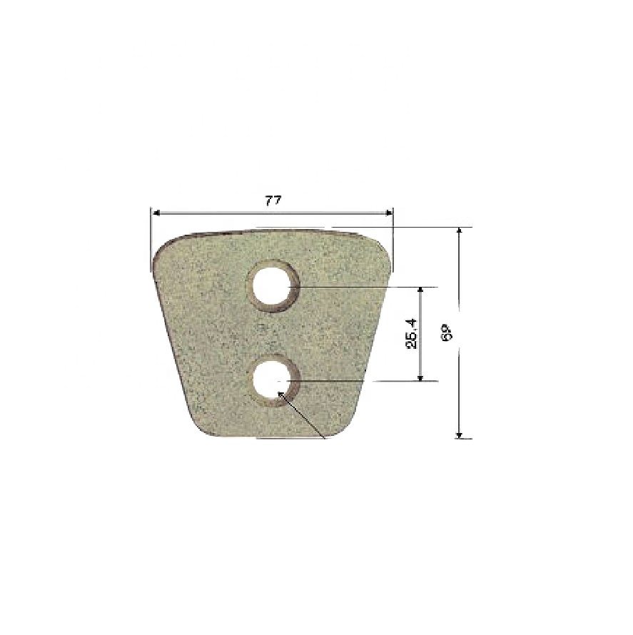 CLUTCH COPPER BUTTON/CLUTCH SEGMENT BUTTON for MIBA NO.GBV125/140