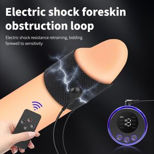 Set di 3 Anelli Elettrici per Pene - Dispositivo di Addestramento Estim con Telecomando 15m, Giocattolo SM Traspirante con Idrogel Medico per Uomini, Vendita all'Ingrosso - Product Image 2