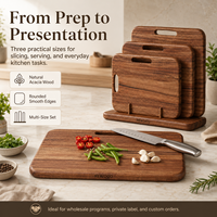 Planche à découper en bambou personnalisée, planche à découper gravée sur mesure pour cadeau d'entreprise et vente au détail