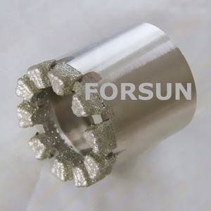 T6 116 하드 구조물에 부드러운 드릴링을위한 전기 도금 다이아몬드 코어 비트 - Product Image 2