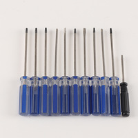 Obeng Torx T8 T9 T10 Grosir OEM 3mm, Alat Pembongkaran Tri Wing DIY, Panjang Total 130mm, Finishing Polos untuk Xbox 360