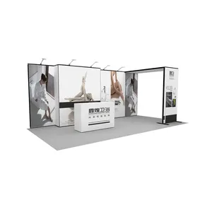 Stand d'exposition modulaire 10x20 stand d'exposition commerciale extensible