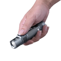 Senter LED Mini Saku USB Isi Ulang 7 Mode Cahaya Putih Terang untuk Luar Ruangan, Berkemah, Mendaki Gunung dengan Basis Magnet