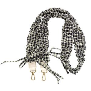 Nuova Custodia per Telefono alla Moda con Tessuto Colorato Stropicciato, Cordino Staccabile con <span class=keywords><strong>Tracolla</strong></span> e Gancio Metallico - Product Image 5