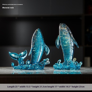 Hiện Đại Bắc Âu sang trọng pha lê trong suốt phun nhựa thủ công showpieces cho trang trí nội thất - Product Image 4