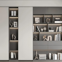 Bibliothèque ouverte moderne, étagère à livres autoportante, étagères de rangement, bibliothèque haute pour salon, meubles de salon