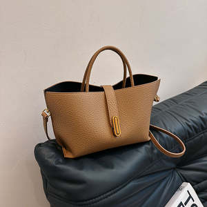 Bolso de Mano de Moda de Diseño Vintage para Mujer DZ, Bolso Cruzado de Cuero PU con Cierre de Cordón, Forro de Poliéster Impermeable - Product Image 5