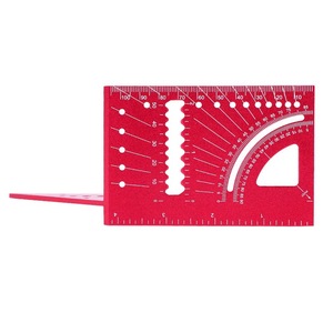 Aluminum Alloy Angle Ruler 45 And 90 Degree Line Marking Woodworking Stop Gauge Multi Functional Tool - Product Image 1