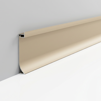 Profilé de plinthe LED en aluminium à économie d'énergie pour les grands projets de bureaux et de parcs d'entreprises