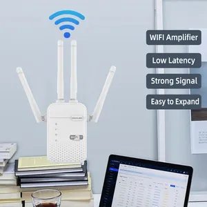 Hot OEM Logo Wireless 300mbps Wifi Extender Amplifier Wifi Booster 802.11n_b_g 300m Wifi Repeater