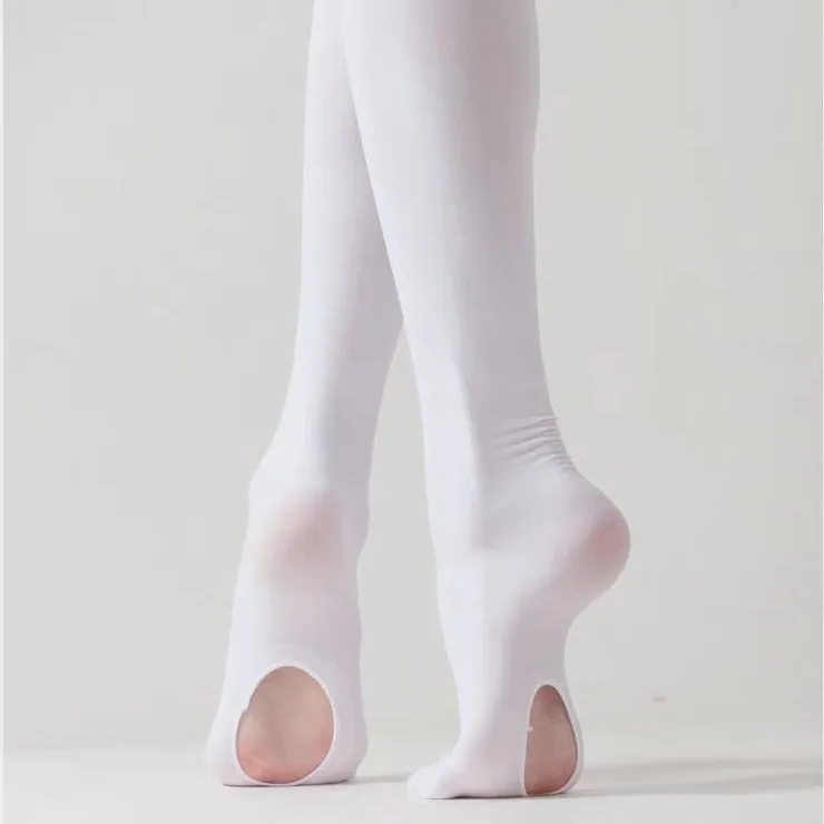 Collants de Ballet Convertible pour filles et adultes, bas de danse en microfibre sans couture pour femmes
