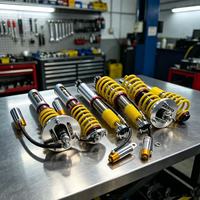 Amortisseur de suspension réglable en acier haute performance, amortisseur à ressort hélicoïdal, nouvelle adaptation universelle pour E30 Aftermarket