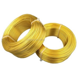 <strong>Craft</strong> <strong>Wire</strong> Aluminium <strong>Wire</strong> 1mm 2mm Gold Plating 0.5kg Per Pack Flexible <strong>Wire</strong> - Product Image 2
