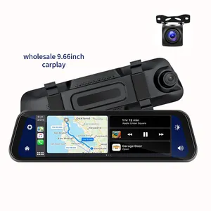 Inteligente DVR Carplay AUTO WIFI Dash Cam Câmera Do Carro Dianteiro e Traseiro Fhd 4K Gravador De Espelho Retrovisor Do Carro
