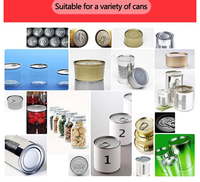 Machine de scellage de boîtes en acier inoxydable de Chine, petite machine de capsulage de boîtes de conserve de bureau