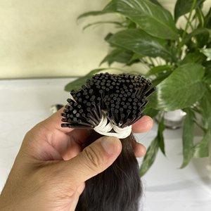 Meilleur Vente Birmans Première Cheveux 100% Cuticules Alignés Double Drawn Kératine JE Pointe Extensions de Cheveux Humains - Product Image 5