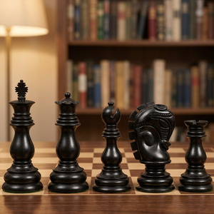 Dutch Champ Series 1919 Handmade Premium Quality <b>Wooden</b> <b>Chess</b> <b>Set</b> High-End Table Children Outdoor Entertainment Elegant - Product Image 1