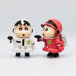 5PCS/SET Crayon Shin-chan Cos Space Defense Force Uniform PVC Anime Figure for Catcher <b>Egg</b> Box Gashapon Game Machine Prize <b>Toy</b> - Product Image 4
