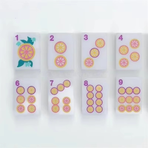 Fichas de Mahjong Americanas de Lujo TOGYE, Tamaño Grande, Una Sola Capa, Acrílicas Grabadas, 160 Piezas, Modelo Personalizado MS654872 - Product Image 4