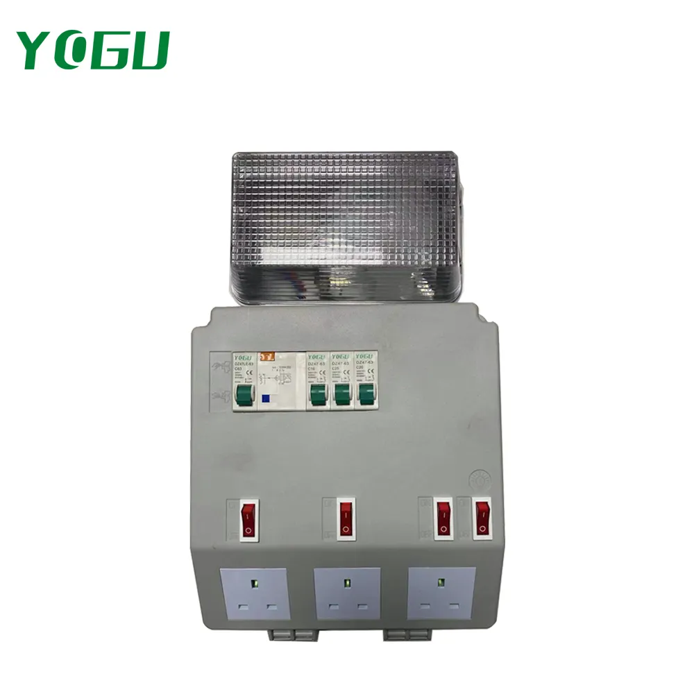 Soket gücü elektrik kutusu ile YOGU dağıtım panosu
