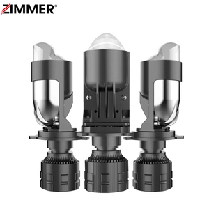 Tùy chỉnh biled Laser <span class=keywords><strong>H4</strong></span> chiếu <span class=keywords><strong>LED</strong></span> ống kính chùm cao Chùm thấp chiếu 6000K A7 trắng chiếu sáng Xe <span class=keywords><strong>LED</strong></span> Đèn pha - Product Image 1