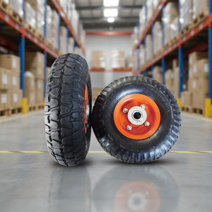 Pneu de Borracha Inflável Pneumático de <span class=keywords><strong>10</strong></span> Polegadas 3.00-4 3.50-4 com Rolamento de Esferas, Garantia de 1.5 Anos para Carrinho de Mão, Carrinho de Jardim e Cortador de Grama - Product Image 6