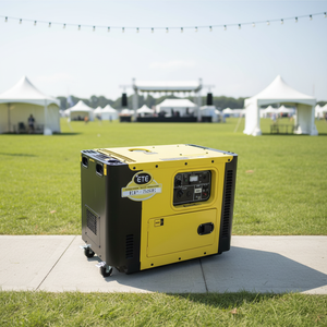 Environmentally Friendly Delbert EP-16SE3 16kW/20kVA 50Hz/60Hz Ultra-quiet Generator 24V Start Mobile Trailer - Product Image 1