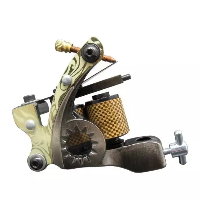 Copper Machine Alloy Great Material Hot Sale Golden Tattoo Machine Gun