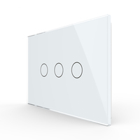 Interruptor de Luz Táctil de Pared de Lujo Livolo US/AU de 3 Vías y 1 Interruptor