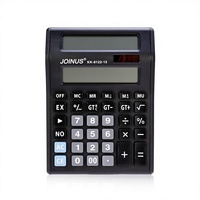 Calculatrice solaire à double écran en plastique, vente directe usine, ordinateur de bureau financier spécial Zhongcheng JS-8122-12