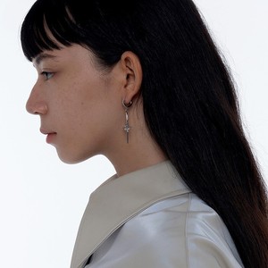 Fashion Cross <b>Stud</b> <b>Earrings</b> Tibetan Silver <b>Crystal</b> Rhinestone Bezel Setting Women's Party Jewelry - Product Image 4