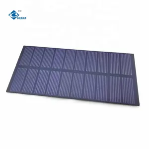 2024创新产品5V ETFE/PET半太阳能电池板充电器ZW-12055薄膜PET太阳能电池板1W