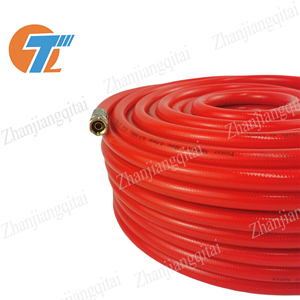 Spruzzatore Motorizzato per Alberi da Frutto Qitai con Tubo Flessibile ad Alta Pressione in PVC/Gomma Completamente Intrecciato 6,5mm Rosso - Product Image 2