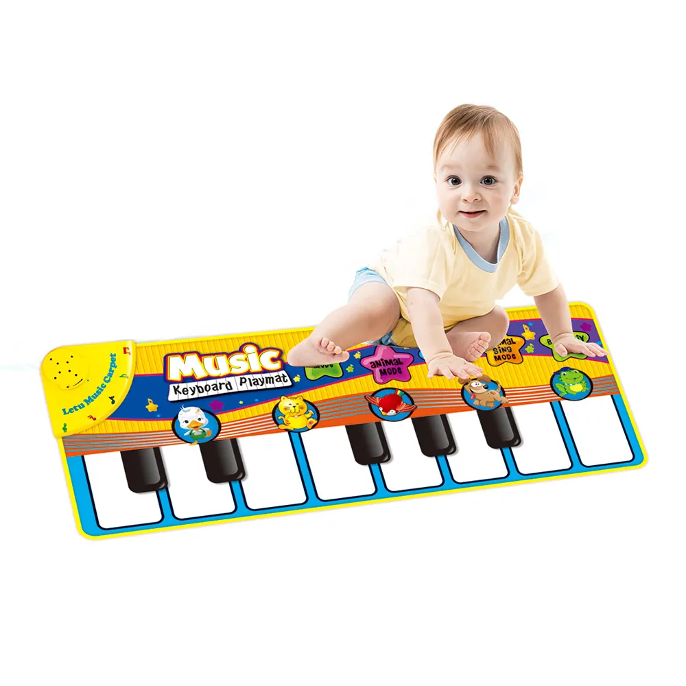 Karpet musik piano bermain bayi tikar keyboard anak-anak tikar musik