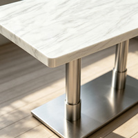 Tables de restaurant, table à manger, durable, OEM, ODM, moderne, pour hôtel, café, restaurant, mobilier
