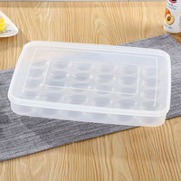 Organiseur de réfrigérateur transparent à 30 compartiments, boîte de rangement en plastique transparent pour œufs de poule, plateau de rangement avec couvercle